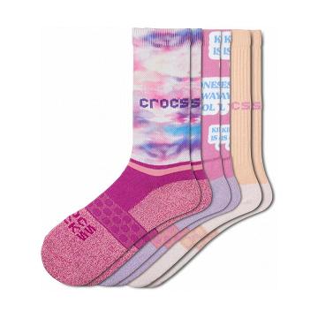 Crocs Adult Crew Seasonal Day Dreamer 3 Pack Strumpor Dam Rosa | Sverige 1642RVDW